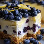 No-Bake Lemon dazzling Blueberry cream Cake 20 No-Bake Lemon dazzling Blueberry cream Cake