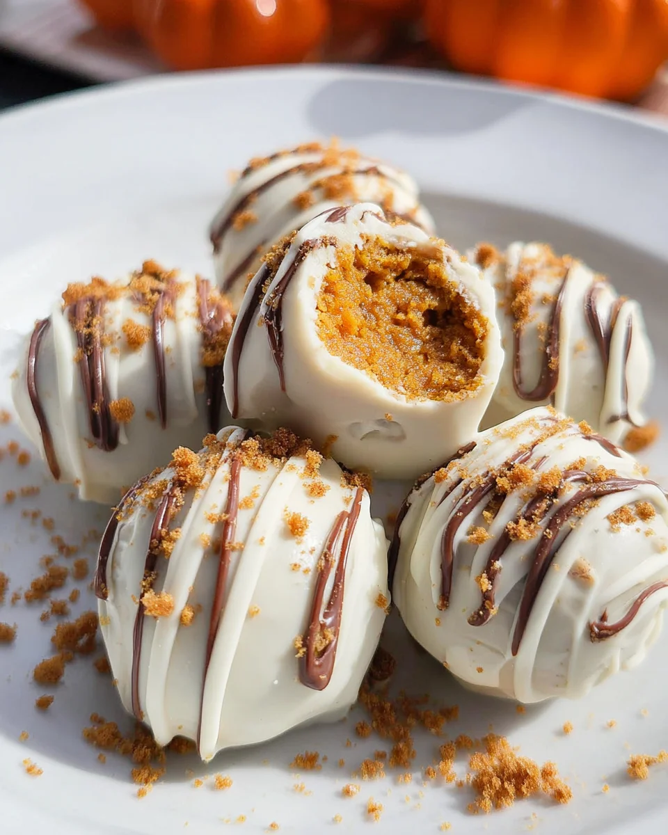 No Bake Pumpkin Balls