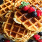 Oatmeal Cottage Cheese Waffles