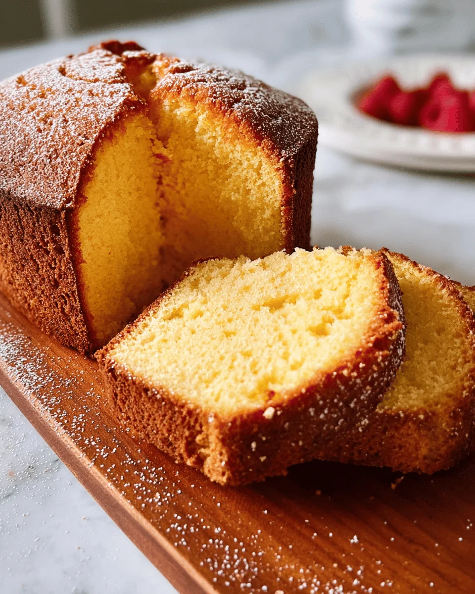Old Fashioned Pound Cake