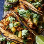 One Pan Chicken & Pineapple Tacos