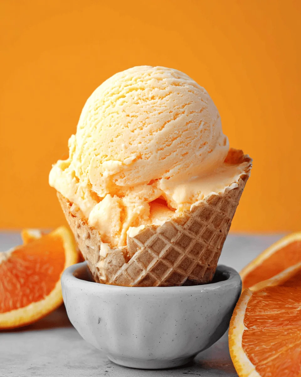 Orange Ice Cream