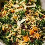 Orzo Kale Salad with Lemon Vinaigrette