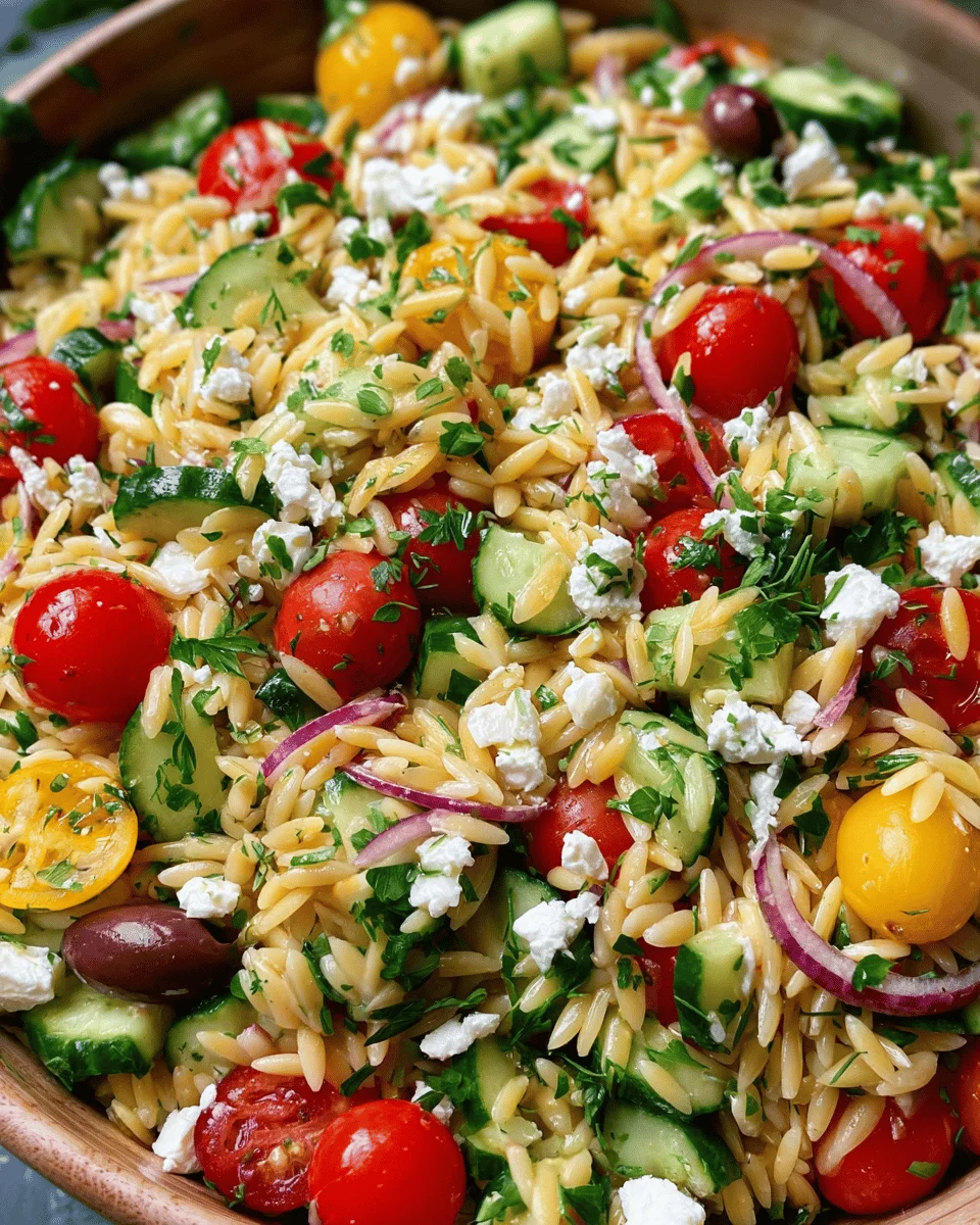 Orzo Pasta Salad