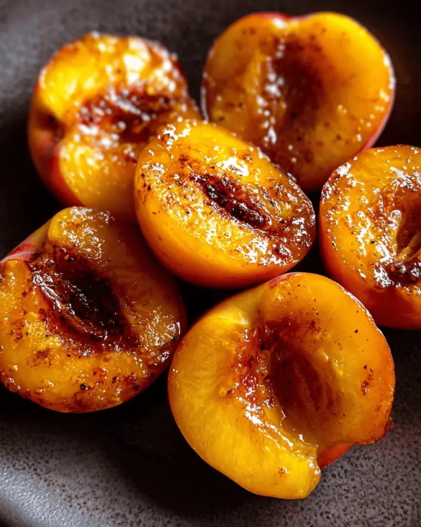 Pan Fried Peaches