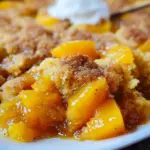Peach Cobbler with Cake Mix