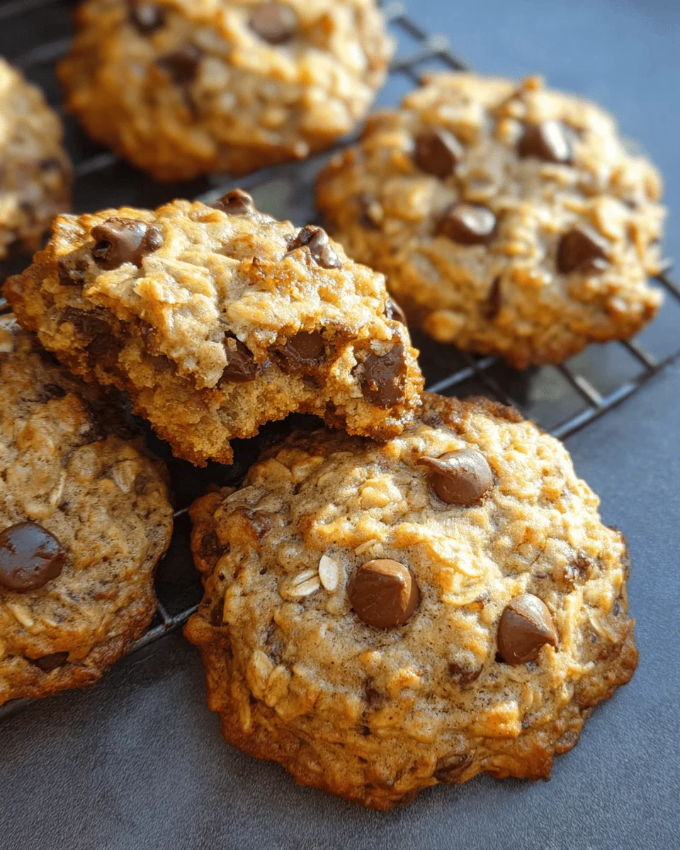Peanut Butter Banana Cookies