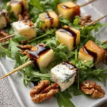 Pear & Brie Cheese Salad Skewers