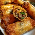 Philly Cheesesteak Egg Roll