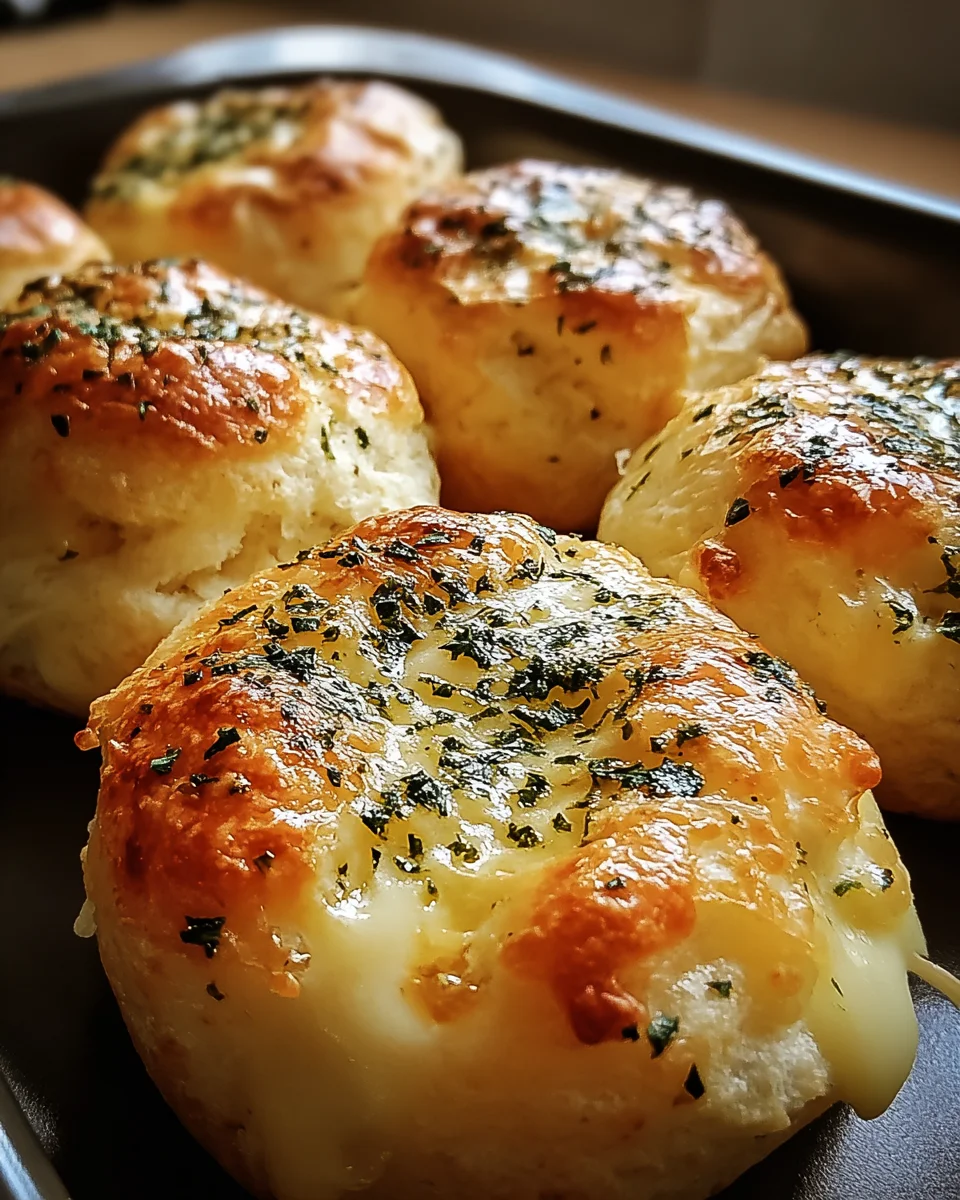 Pillsbury Biscuit Garlic Butter Cheese Bombs