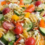 Rainbow Orzo Salad 27 Rainbow Orzo Salad