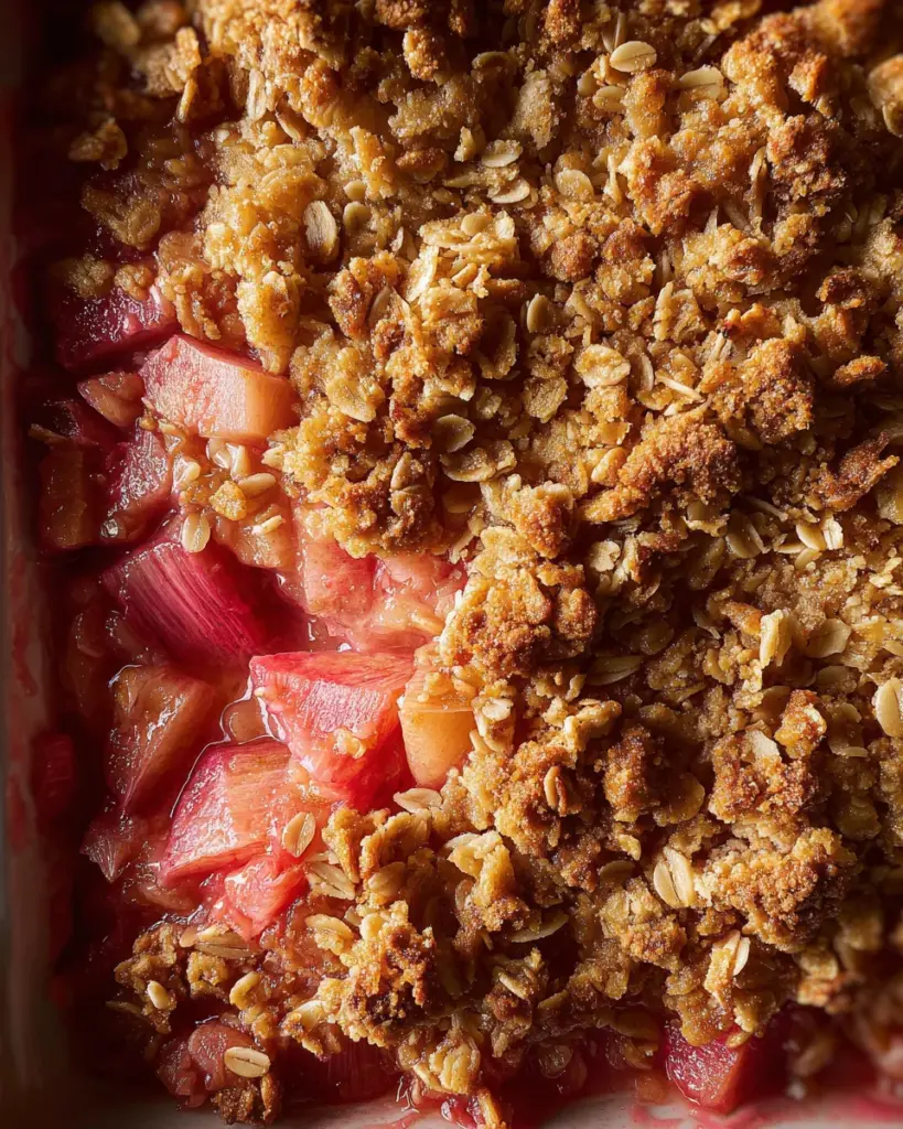 Rhubarb Crisp