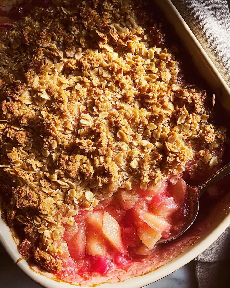Rhubarb Crisp 17 Rhubarb