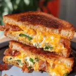 Roasted Jalapeño Popper Grilled Cheese