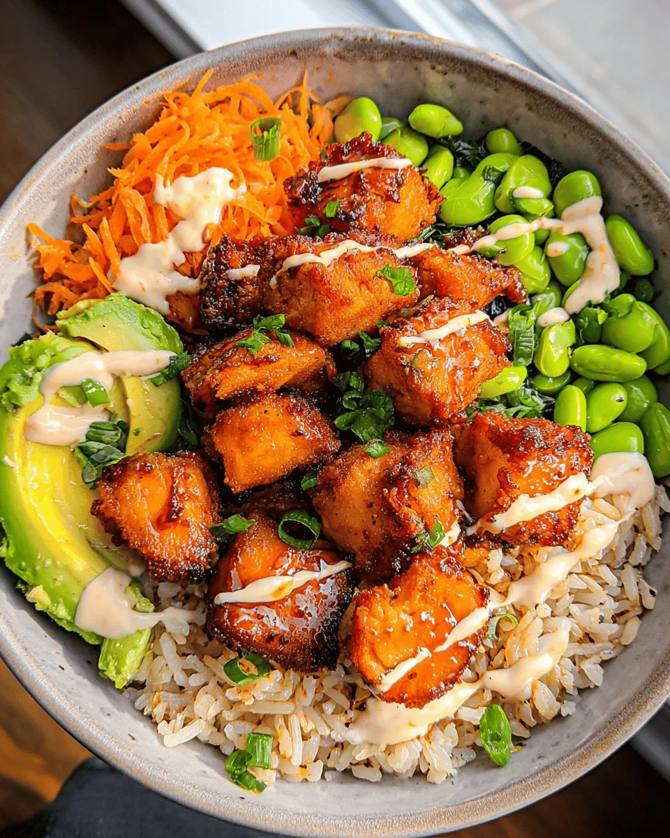 Salmon Teriyaki Bowl