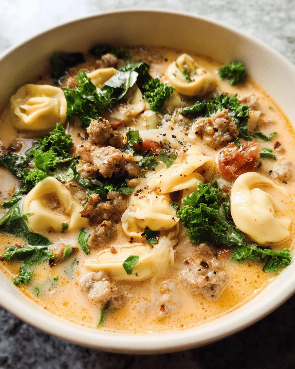 Sausage Tortellini Soup