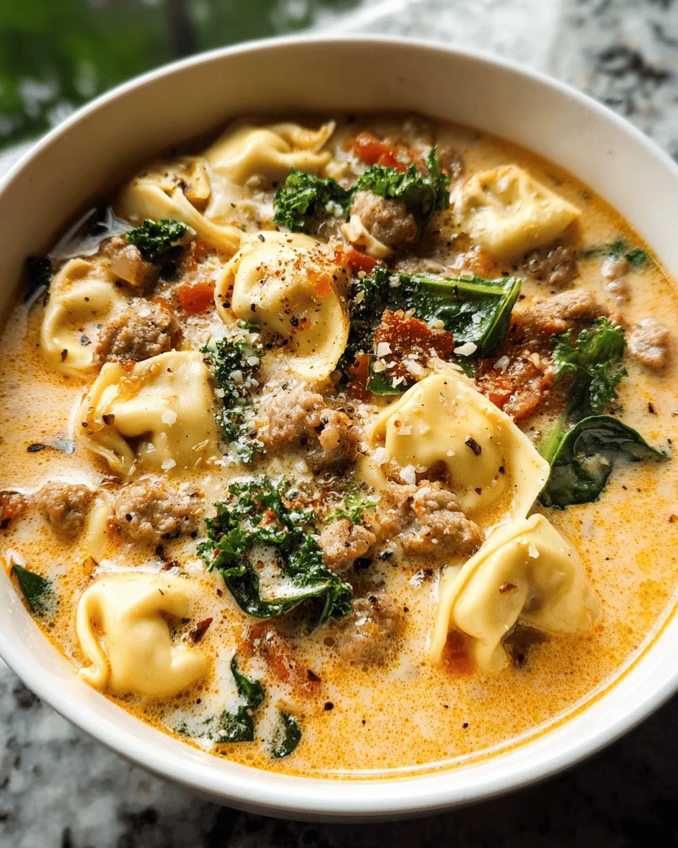 Sausage Tortellini Soup 29 Sausage