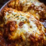 Slow Cooker Cheesy Mozzarella Chicken