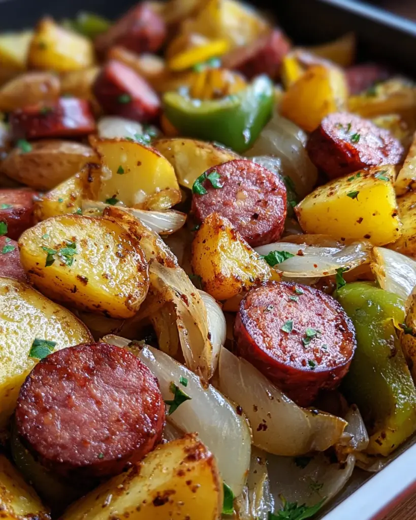 Smoked Sausage and Potato Bake
