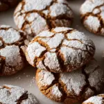 Soft and Spiced Gingerbread Crinkle Cookies