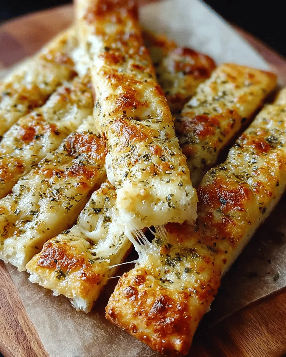 Sourdough Cheesy Breadsticks