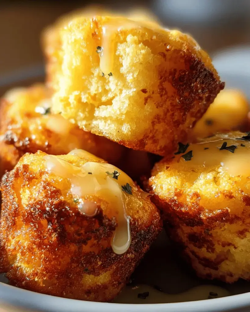 Southern-Style Honey Butter Cornbread Poppers