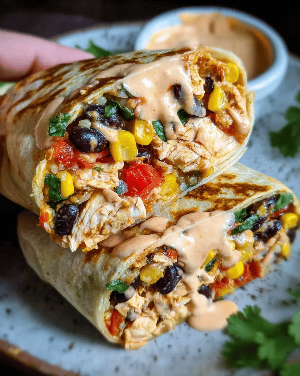 Southwest Chicken Wrap 21 Southwest