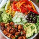 Spicy Baked Tofu Burrito Bowl
