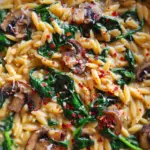 Spinach Mushroom Orzo