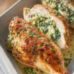 Spinach Stuffed Chicken Fillets