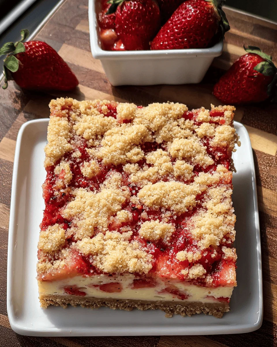 Strawberry Cheesecake Bars