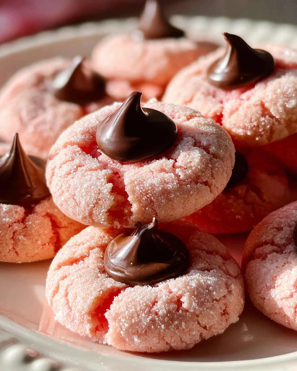 Strawberry Kiss Cookies Recipe