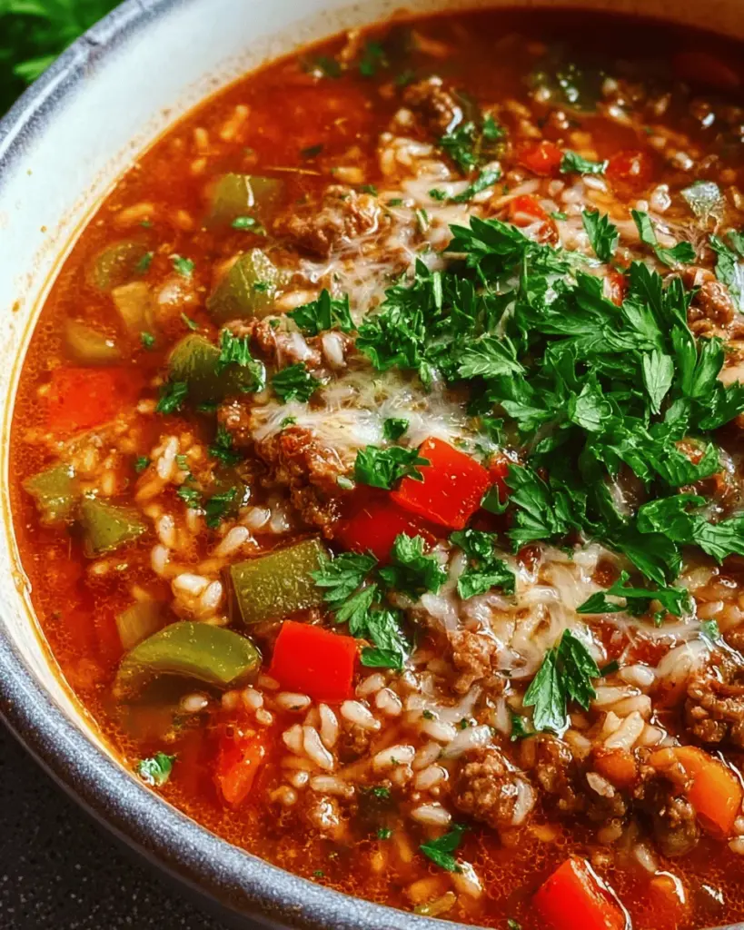 Stuffed Pepper Soup