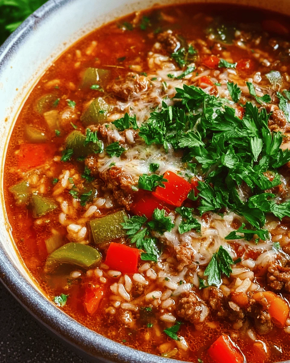 Stuffed Pepper Soup