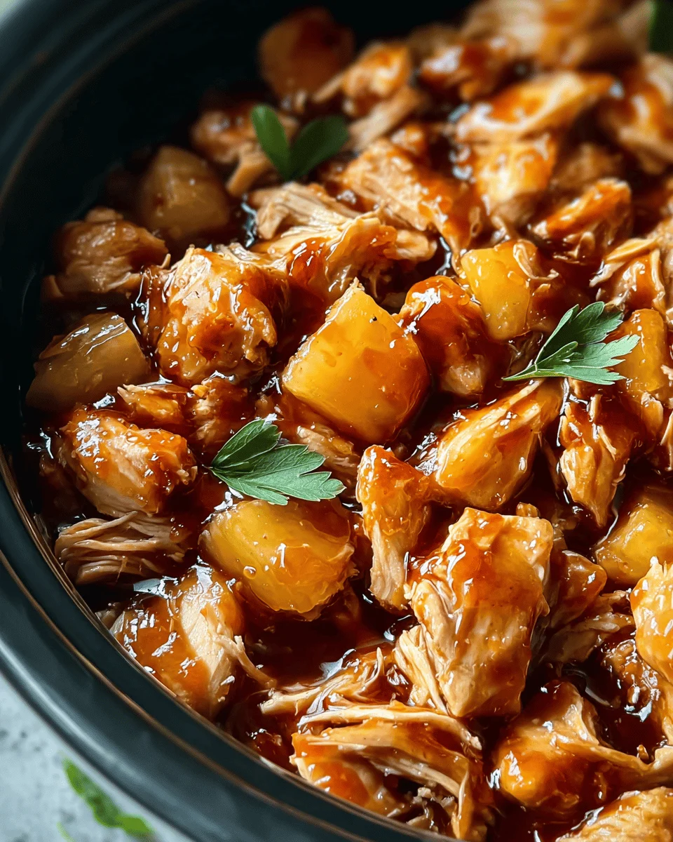 Sweet Hawaiian Crockpot Chicken