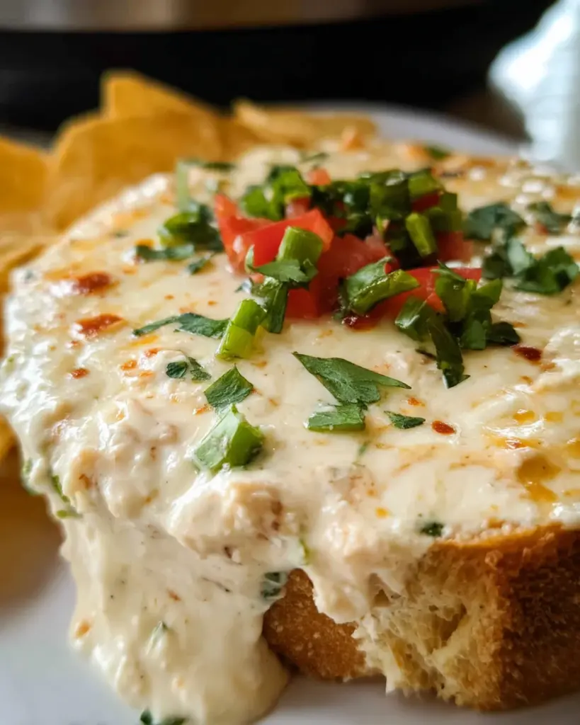 The Best Crock pot White Cheese Dip Recipe