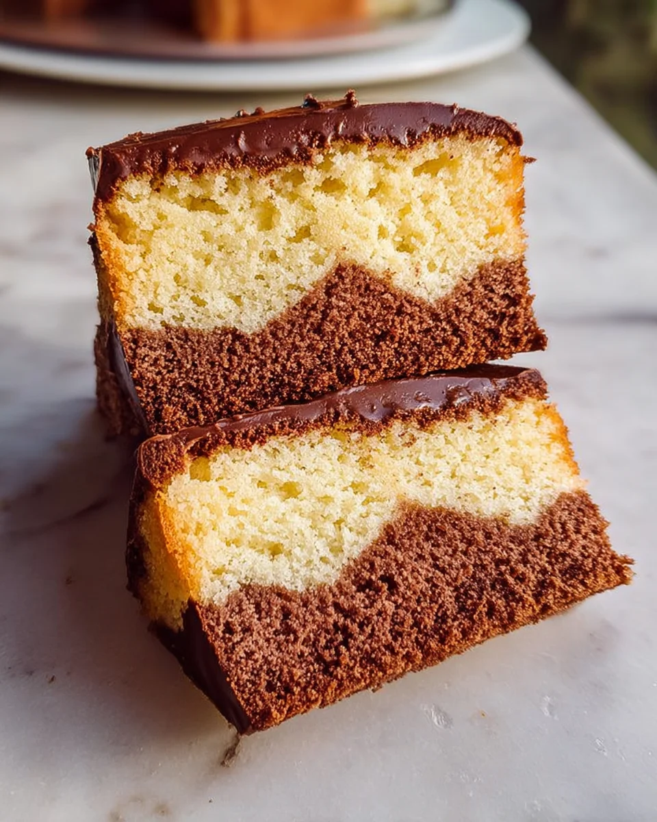 Three Layer Pound Cake