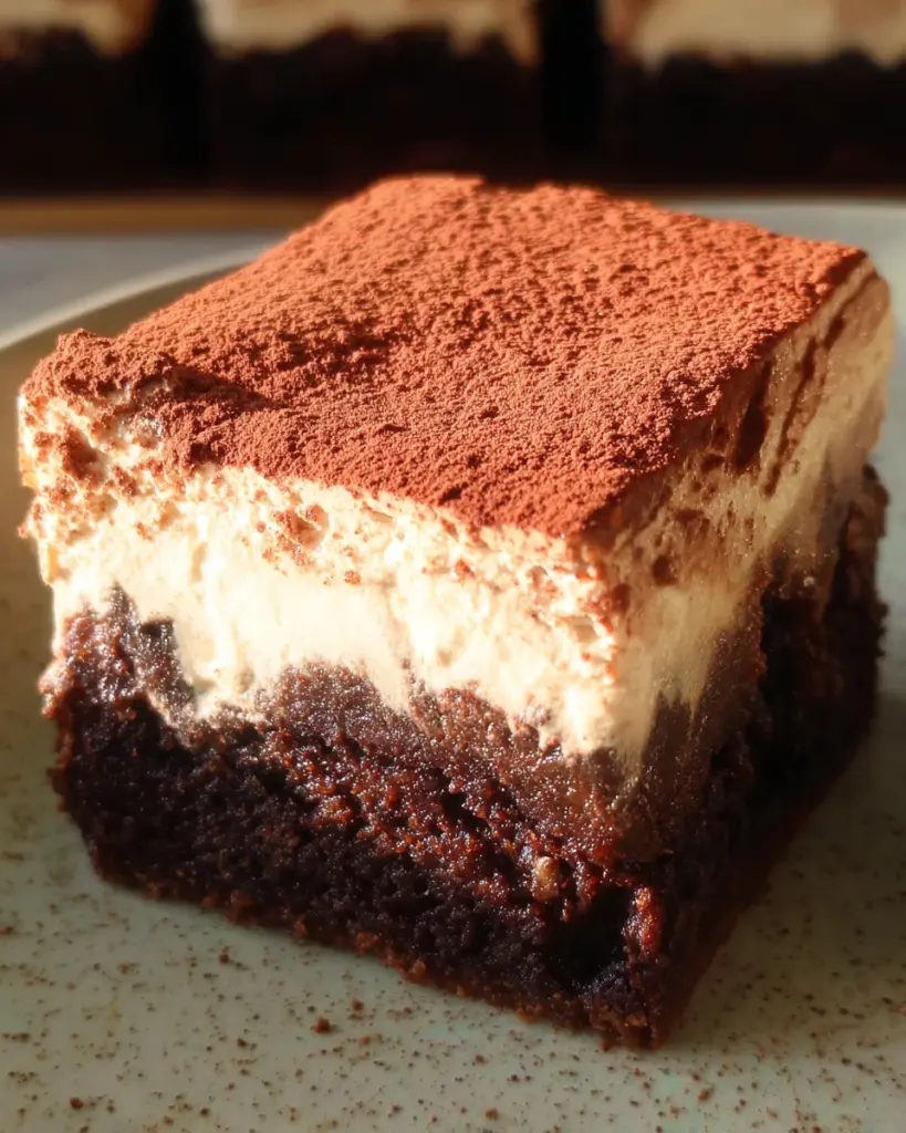 Tiramisu Brownies