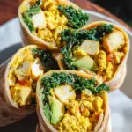 Tofu Scramble Wrap