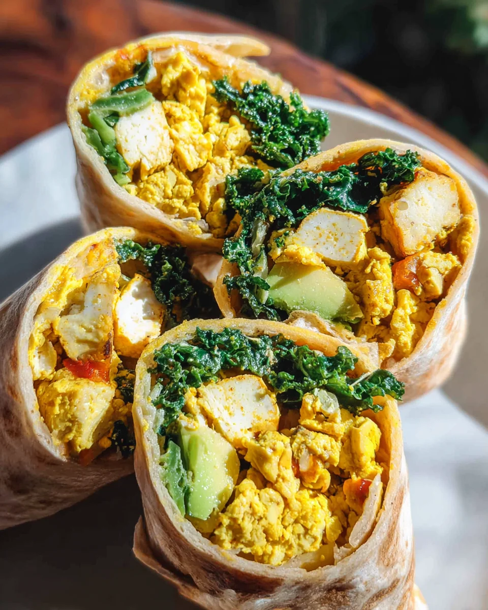 Tofu Scramble Wrap