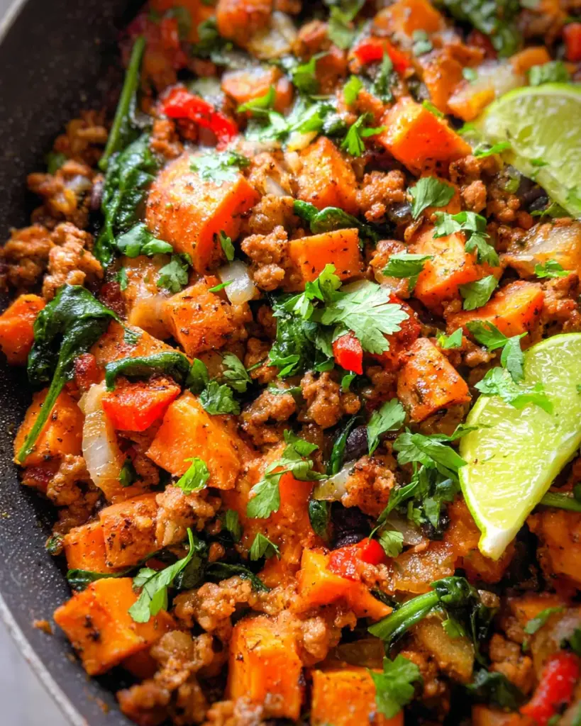 Turkey Sweet Potato Skillet