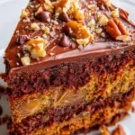 Turtle Caramel Cake