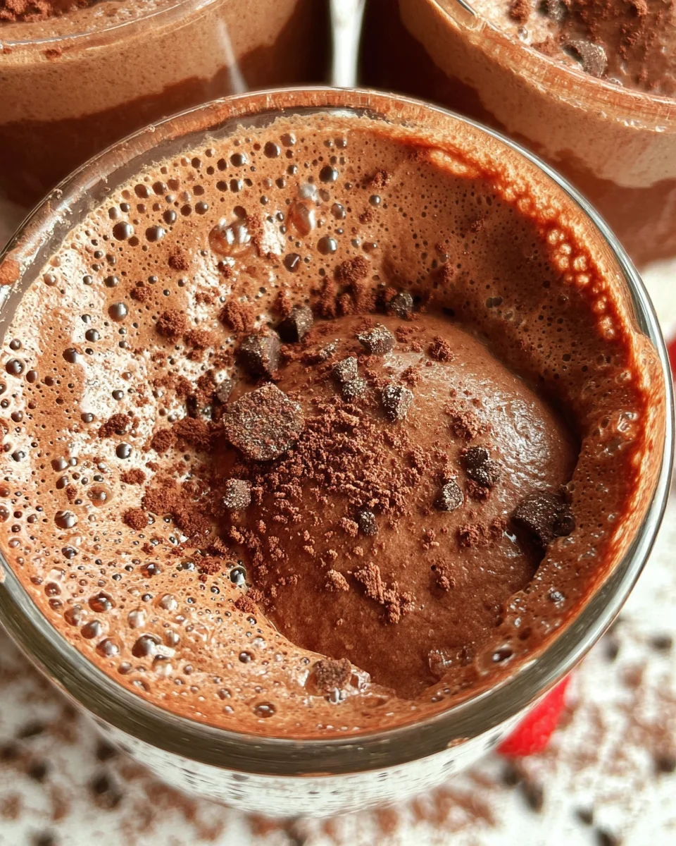 Vegan Chocolate Mousse with Aquafaba