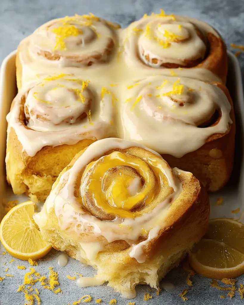 Vegan Lemon Sweet Rolls