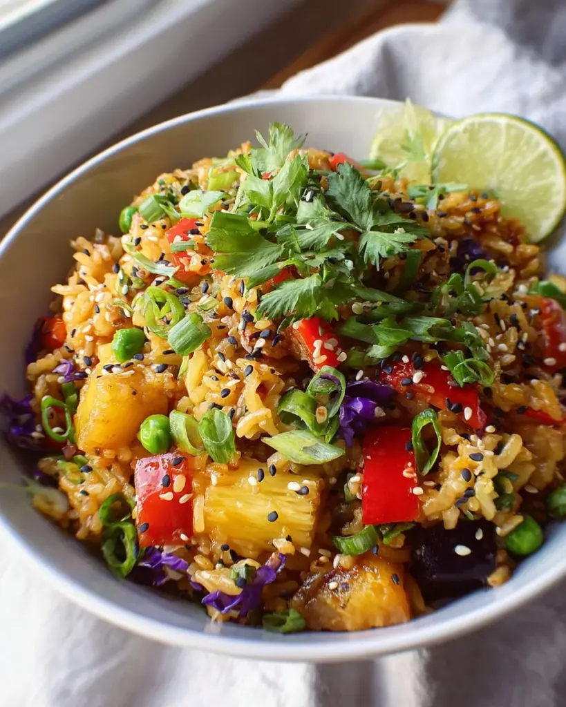 Vegan Pineapple Fried Rice