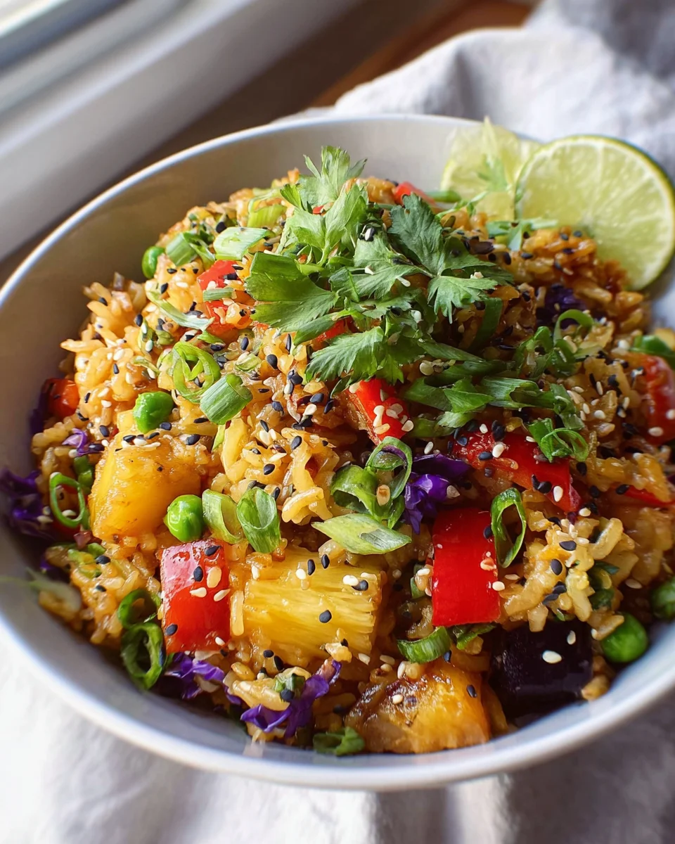 Vegan Pineapple Fried Rice
