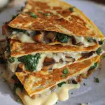 Vegan Spinach Quesadillas