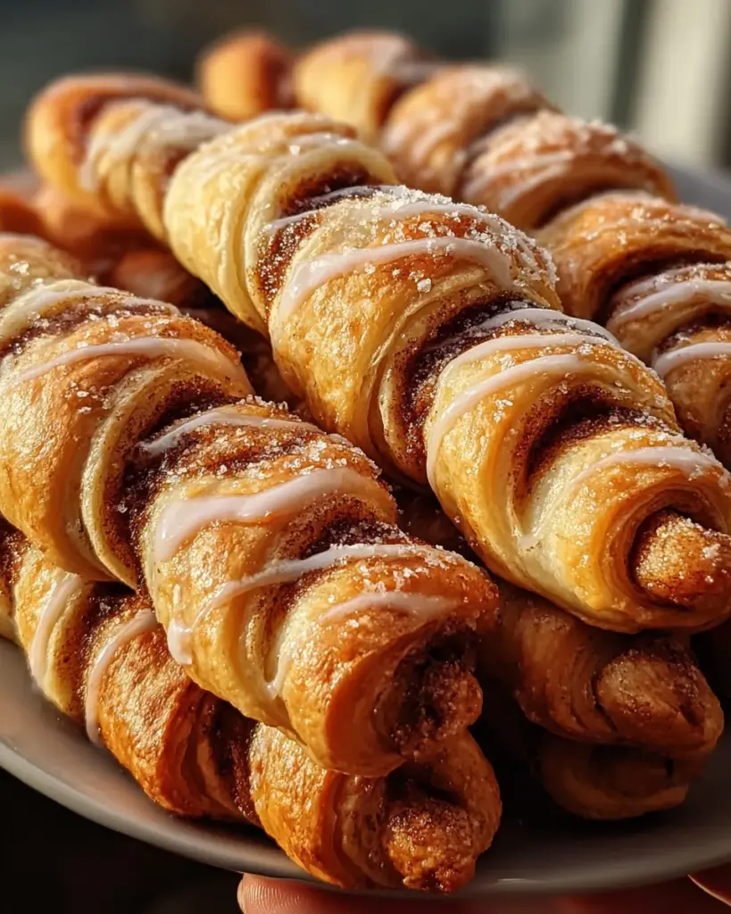 Warm Cinnamon Crescent Twists