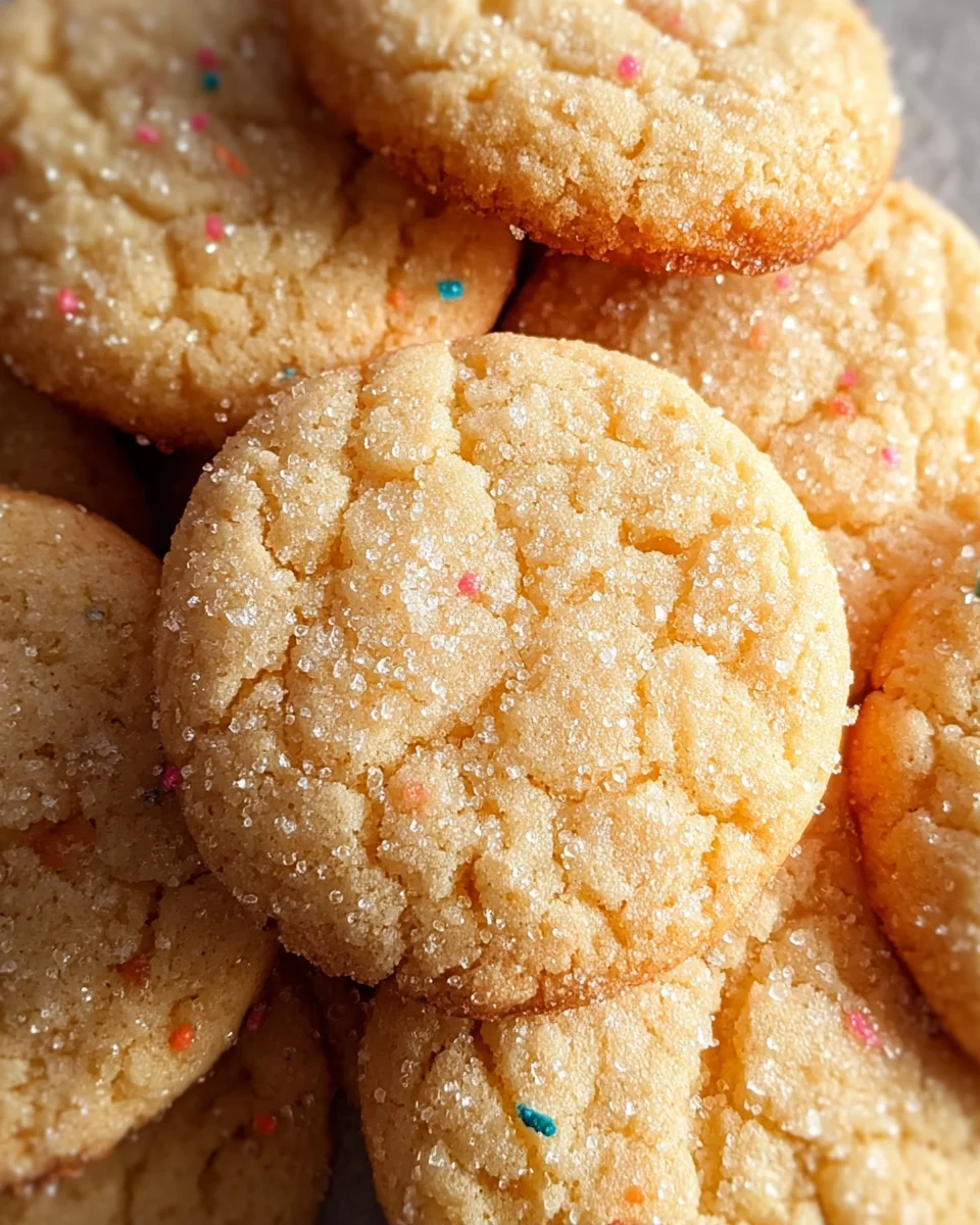 3-Ingredient Easy Sugar Cookies