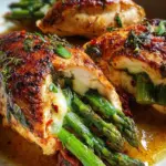 Asparagus Stuffed Chicken Fillet